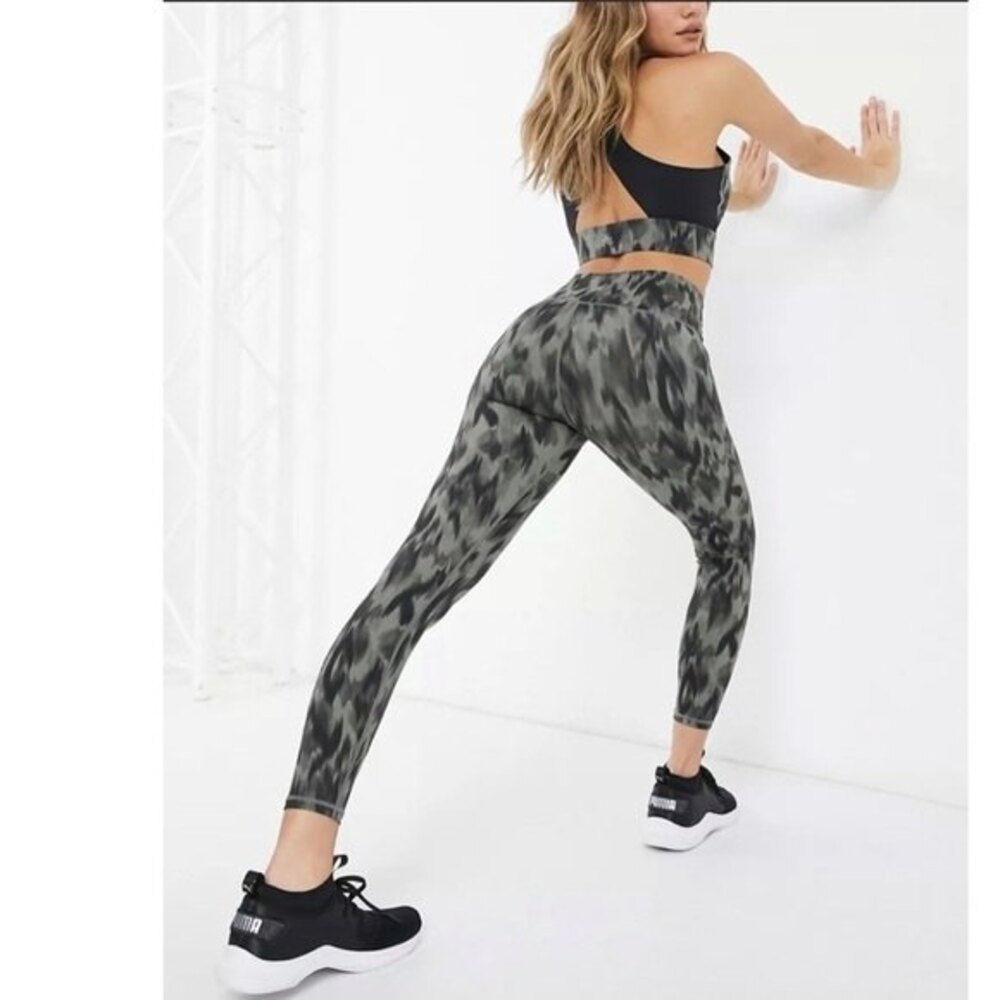 Varley Luna High Rise Leggings in Aztec Animal Print L NWOT